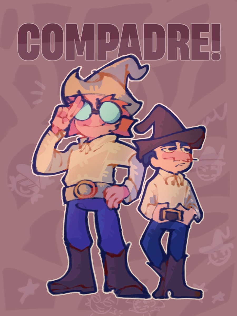 'Qué bonitos ojos tiene, compadre.'

Yo podré morir, pero mi amor y fanatismo de dibujar a estos dos como los huevos rancheros JAMÁS MUEJEJWJ

#ClashRoyale #Huevocartoon #Huevosrancheros