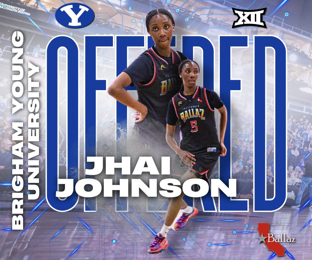 2026 W/F Jhai Johnson has received an offer from Brigham Young University! Congrats Jhai and keep up the WONDERFUL work. 
#BIG12 #BYU #123Represent