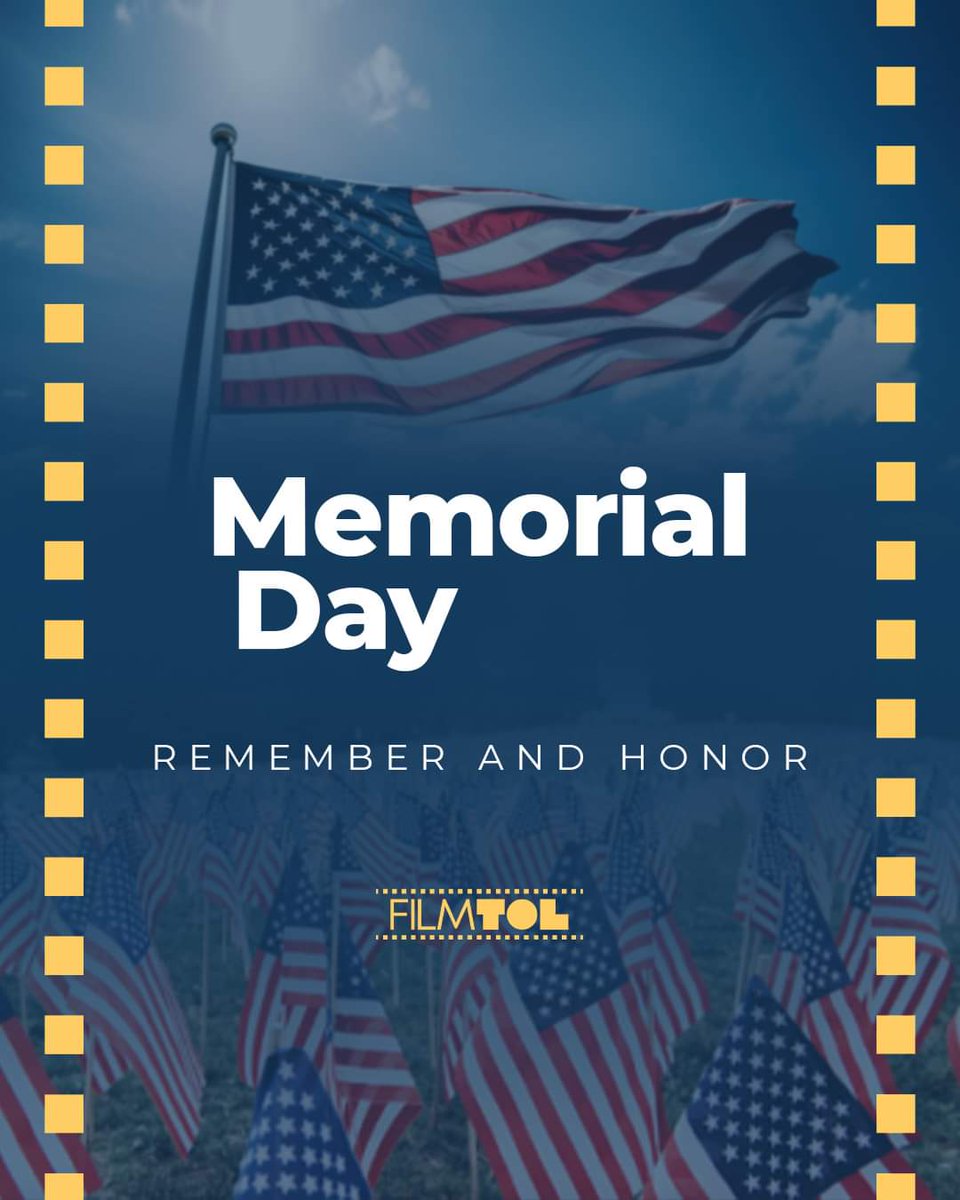On this Memorial Day, we remember and honor those servicemembers who made the ultimate sacrifice defending our country. Thank you from all of us at FilmToledo.