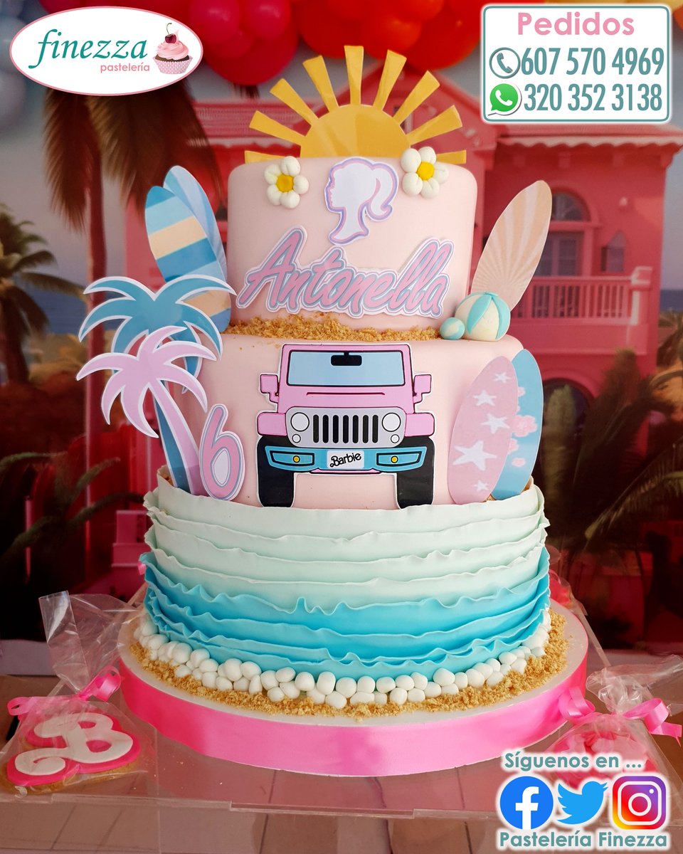pastelfinezza's tweet photo. Feliz Cumpleaños Antonella!
#PasteleriaFinezza #CelebraConFinezza #Cumpleaños #FelizCumpleaños #HappyBirthday #Ponque #PonqueAlto #Torta #Cake #CakeBarbie #BarbieCake #Barbie #Princesa #ChelseaBarbie #BarbieDreamhouseAdventures #Malibu #Antonella https://t.co/6H6NacF1M4