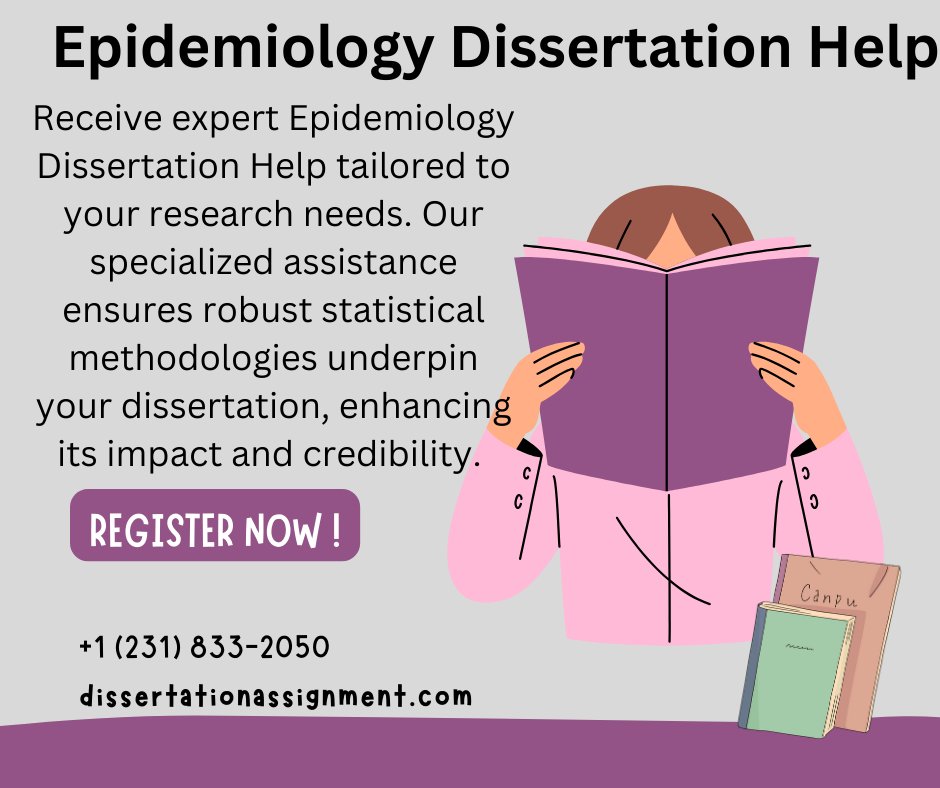 Epidemiology Dissertation Help
#EpidemiologyDissertationHelp
#EpidemiologyDissertation
#EpidemiologyHelp
#DissertationHelp
#Epidemiology
#Dissertation
WhatsApp Link:wa.link/r8suly
Order Now: dissertationassignment.com/epidemiology-d…