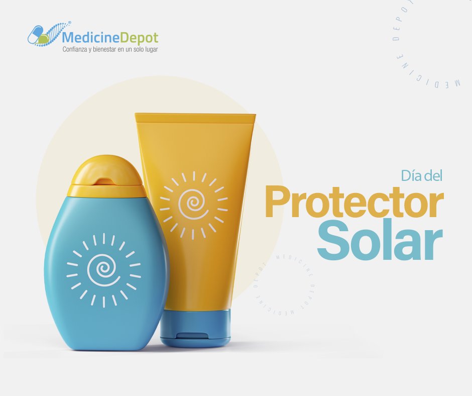 Brudifarma celebra el Día del Protector Solar recordándote que proteger tu piel es un acto de amor propio. Nuestros protectores solares están formulados para ofrecerte una barrera efectiva contra los rayos UV. 
¡Mantén tu piel sana y radiante con MedicineDepot!
#Salud #Farmacia