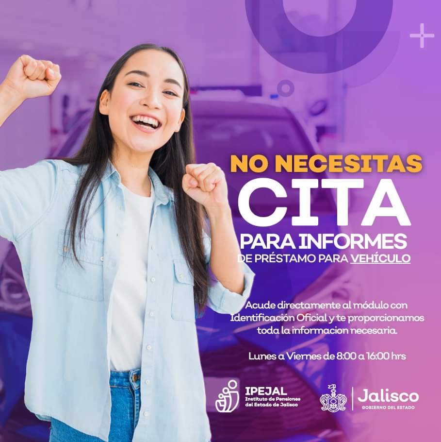 ipejalgob's tweet photo. ¡Estrena auto!
Tramita un #PMP si el vehículo es nuevo recibes el total de tu alcance, si es seminuevo el préstamo es de acuerdo al valor en el libro azul.
Requisitos en https://t.co/Ak42mOZeJc
Recuerda que para solicitar informes no necesitas cita.
#OrgulloIPEJAL https://t.co/bnGaMBr6Ab