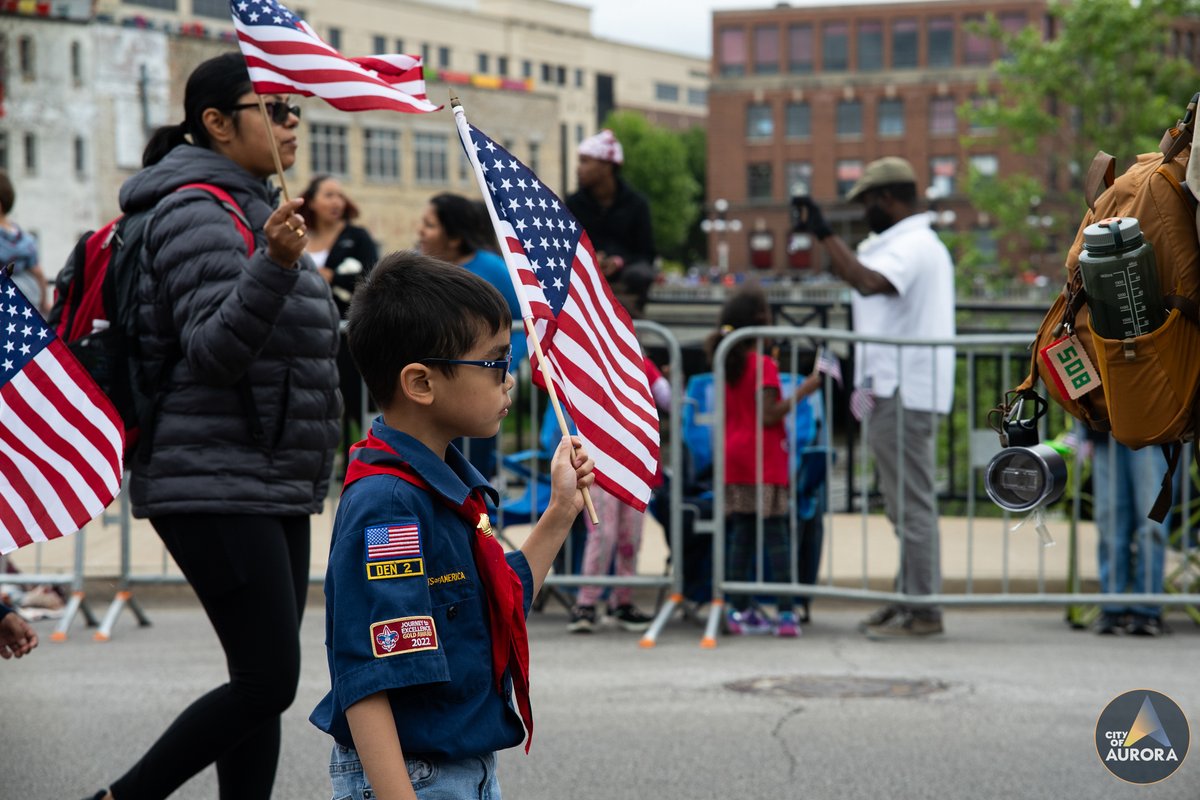🇺🇸 Aurora, thank you for making this year's Memorial Day Parade one for the record books! ❤️ We enjoyed seeing the #OneAurora community come out to honor our service members on this special day! 🎖️ To all who have served, we remember and respect your sacrifice for our country.