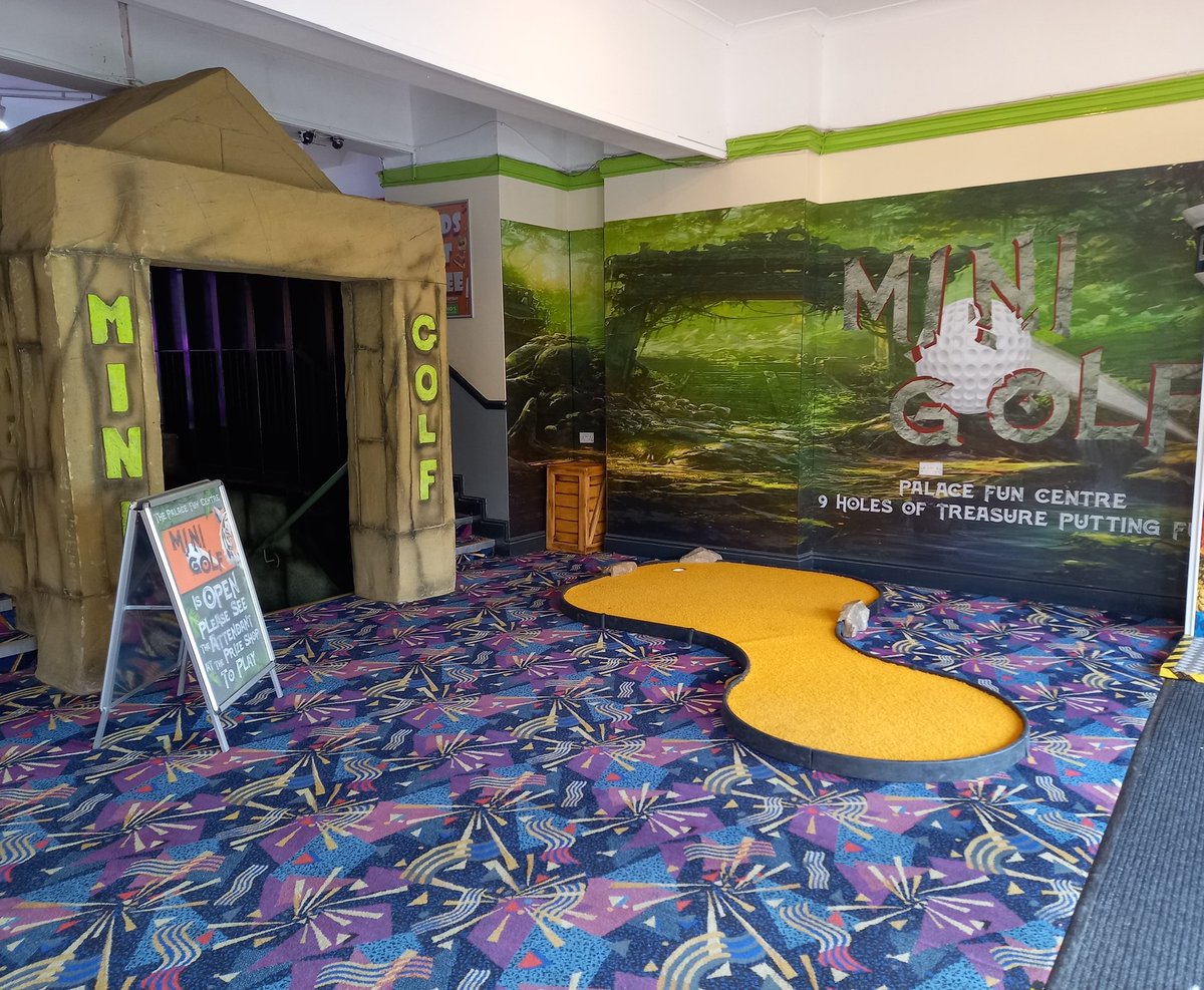 Mini Golf at the Palace Fun Centre in Rhyl, May 2024. #MinigolfMonday #CrazyGolf #Minigolf #AdventureGolf #CrazyWorldOfMinigolfTour