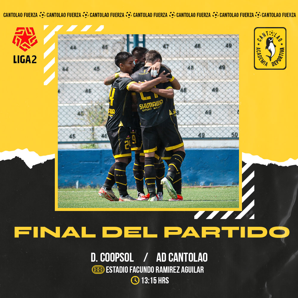 ⏱90+’ | CDCxADC 0️⃣-3️⃣ Final del partido en el Estadio Facundo Ramirez Aguilar 🏟. Gran partido equipo, sigamos en busca del objetivo🐬💛🖤 #CantolaoFuerza👏🏽