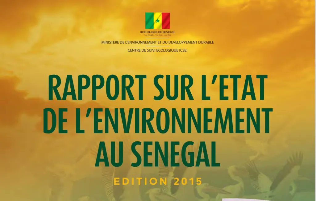 Rapport sur l'état de l'environnement au Sénégal surafrica.org/rapport-sur-le…
