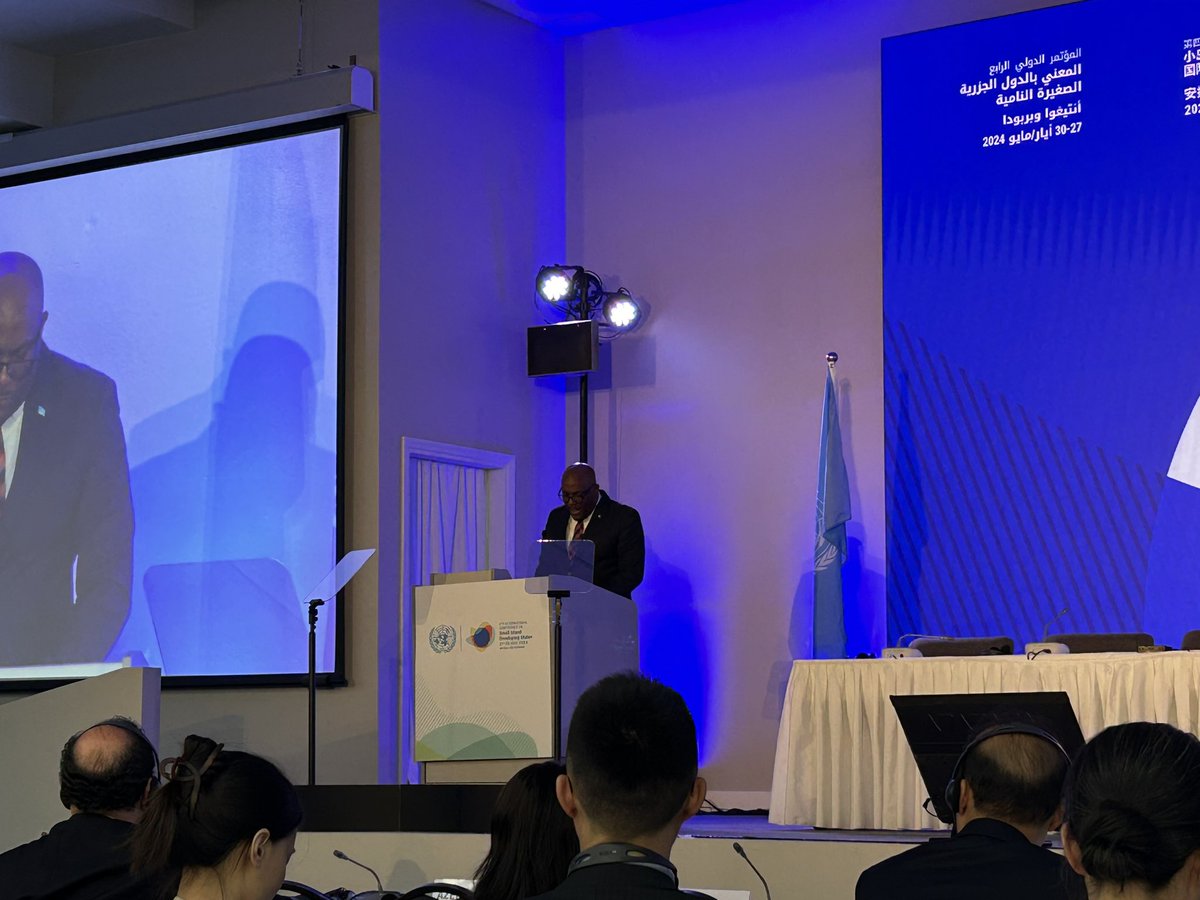 It is time to move beyond ‘once in a decade engagement’ to sustained efforts on the challenges facing #SIDS and to forge a path to resilient prosperity. A resolute call to partnership by Minster <a href="/ShawnEdward01/">Shawn A. Edward</a> representing #SaintLucia at <a href="/SIDS4AB/">The ABAS</a>