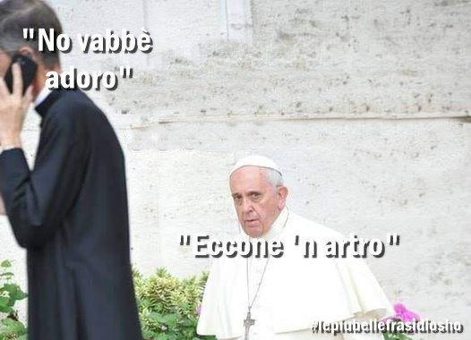 lefrasidiosho's tweet photo. Il no di #PapaFrancesco ai seminaristi gay: «C'è già troppa frociaggine» https://t.co/Usd7Jq35NG