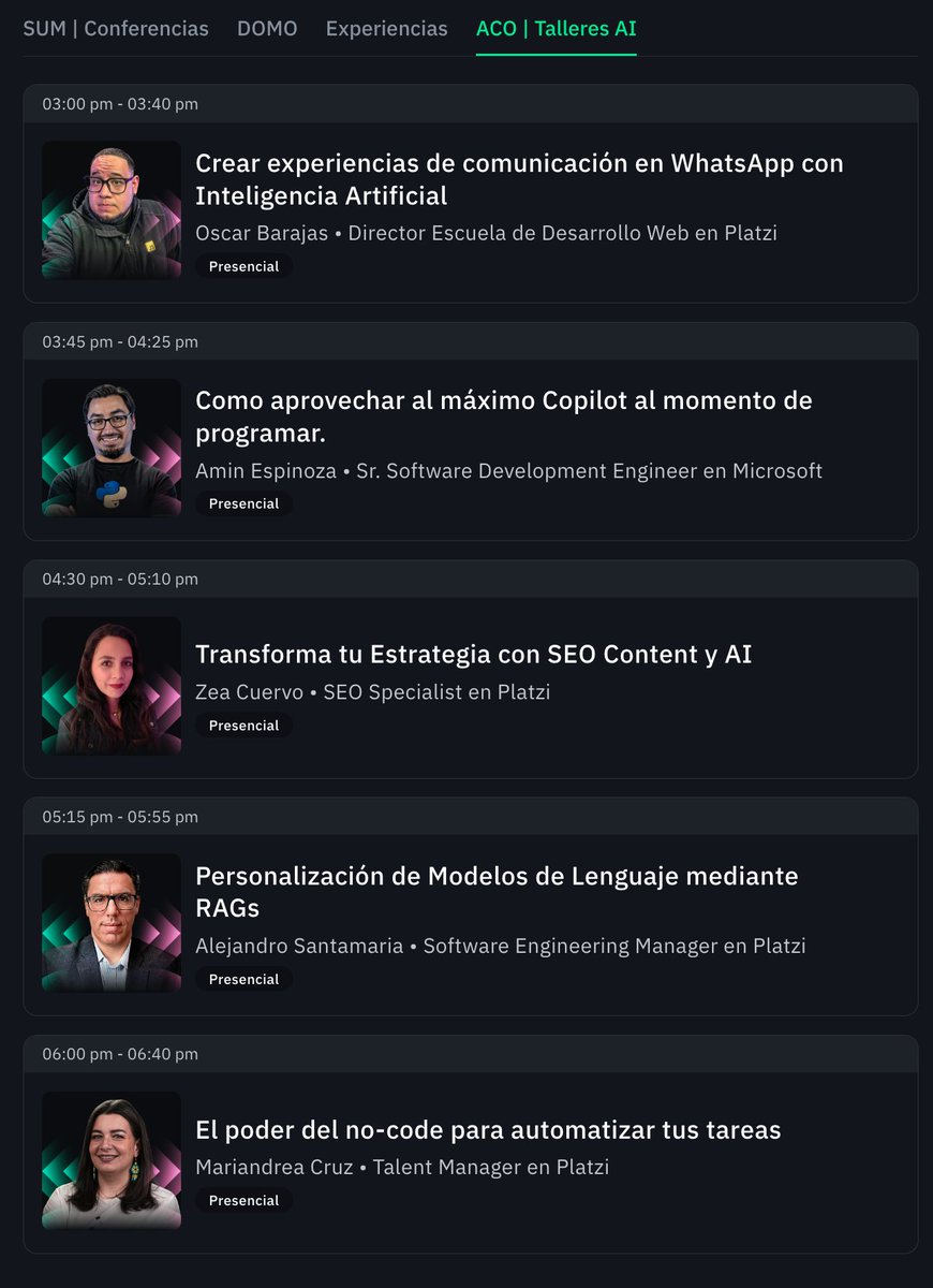 freddier's tweet image. 🇲🇽 Quedan las últimas 100 entradas a #PlatziConf México. Va a estar lleno del talento que crea tecnología en Latam. 

Aparte de una agenda brutal de charlas, tendremos talleres de AI, Q&amp;amp;A con profesores y mentorías en persona.

PLATZICONF MEXICO arranca este jueves a las:
11am 🇲🇽…