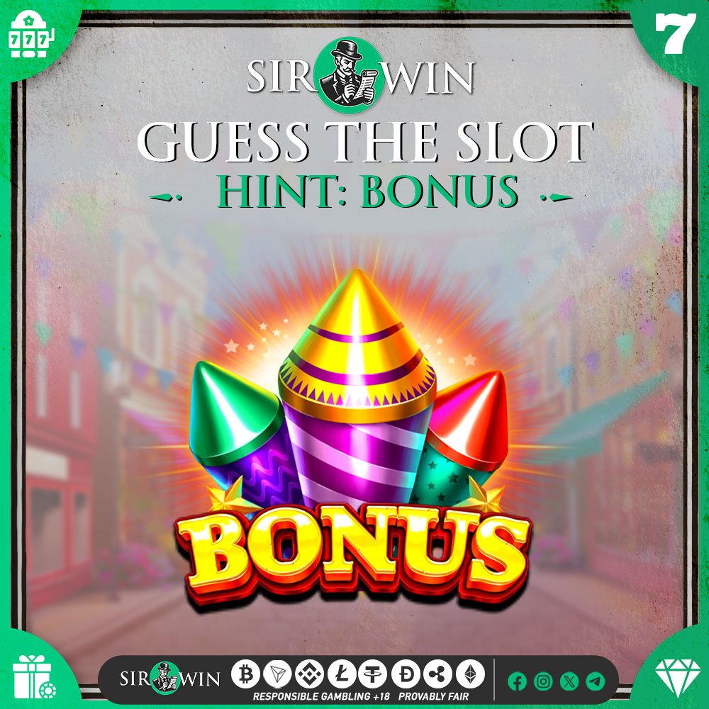 sirwindotcom's tweet photo. Get ready for an exciting and fun challenge! 🎉 

Can you guess the slot featured in the picture? The hint is "BONUS," and the image showcases colorful rockets bursting with energy. 🎆 

This  event is brought to you by Sirwin; where you can put your slot knowledge to the test and see if you can identify this vibrant and festive slot game 🎰 

Here is the fun, make your guess, and see if you're a slot game master! 🌟