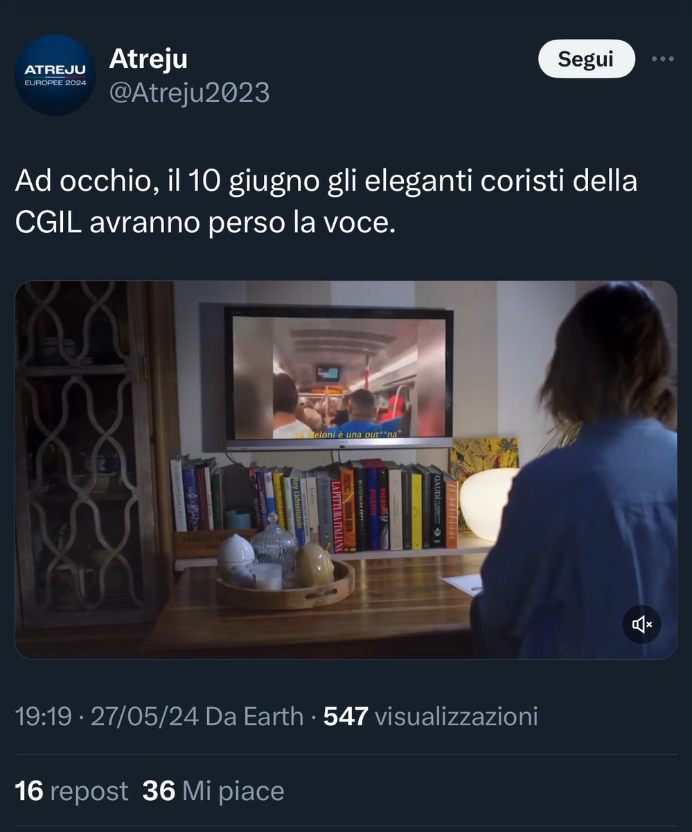 Un’intera campagna elettorale incentrata solo sull’odio, sulla vendetta, sull’’acredine senza mai e dico MAI aver scritto un solo punto di programma. L’unico punto è #scrivigiorgia per fargliela pagare.
E tranquilli che lo faranno: perché le risse ai mediocri piacciono.