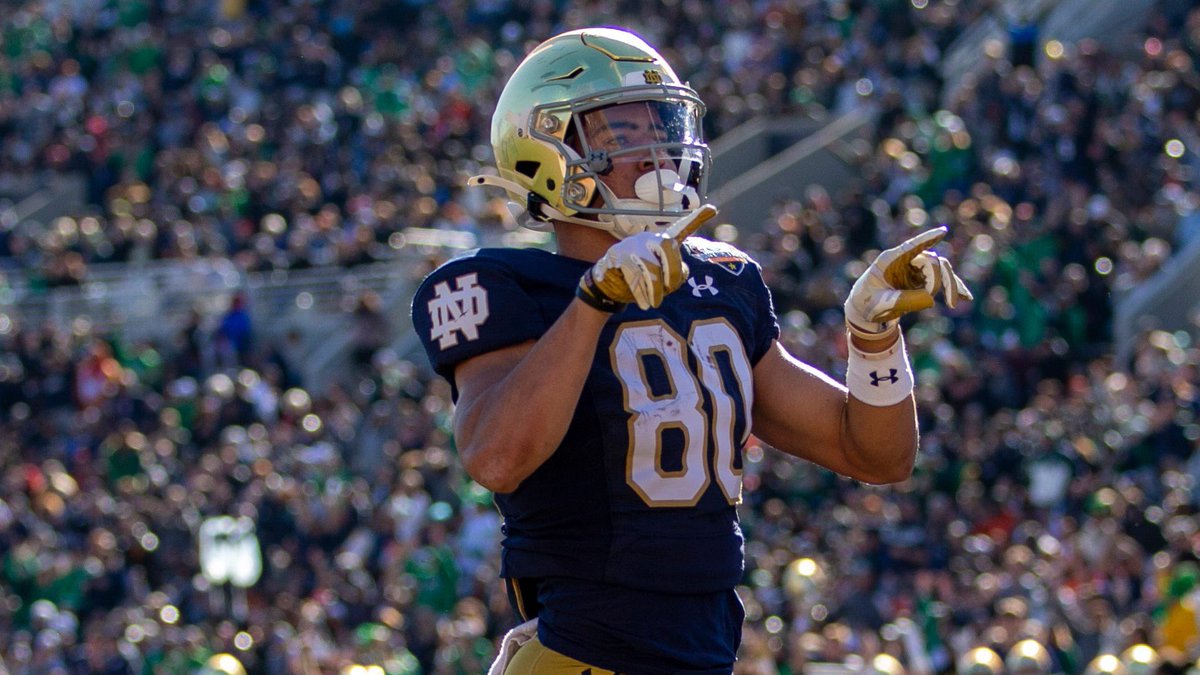 Notre Dame Football’s 2022 bowl game MVP (Tyler Buchner) and 2023 bowl game MVP (Jordan Faison) have just won a national championship… in lacrosse 😌