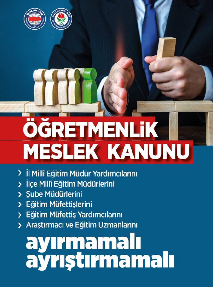 İl millî eğitim müdür yardımcısı, ilçe millî eğitim müdürü, şube müdürü, eğitim müfettişi, eğitim müfettiş yardımcısı, araştırmacı ve eğitim uzmanı kadrolarında görev yapan çalışma arkadaşlarımızın uzman/başöğretmenlere ödenen eğitim öğretim tazminatından yararlanması yönündeki