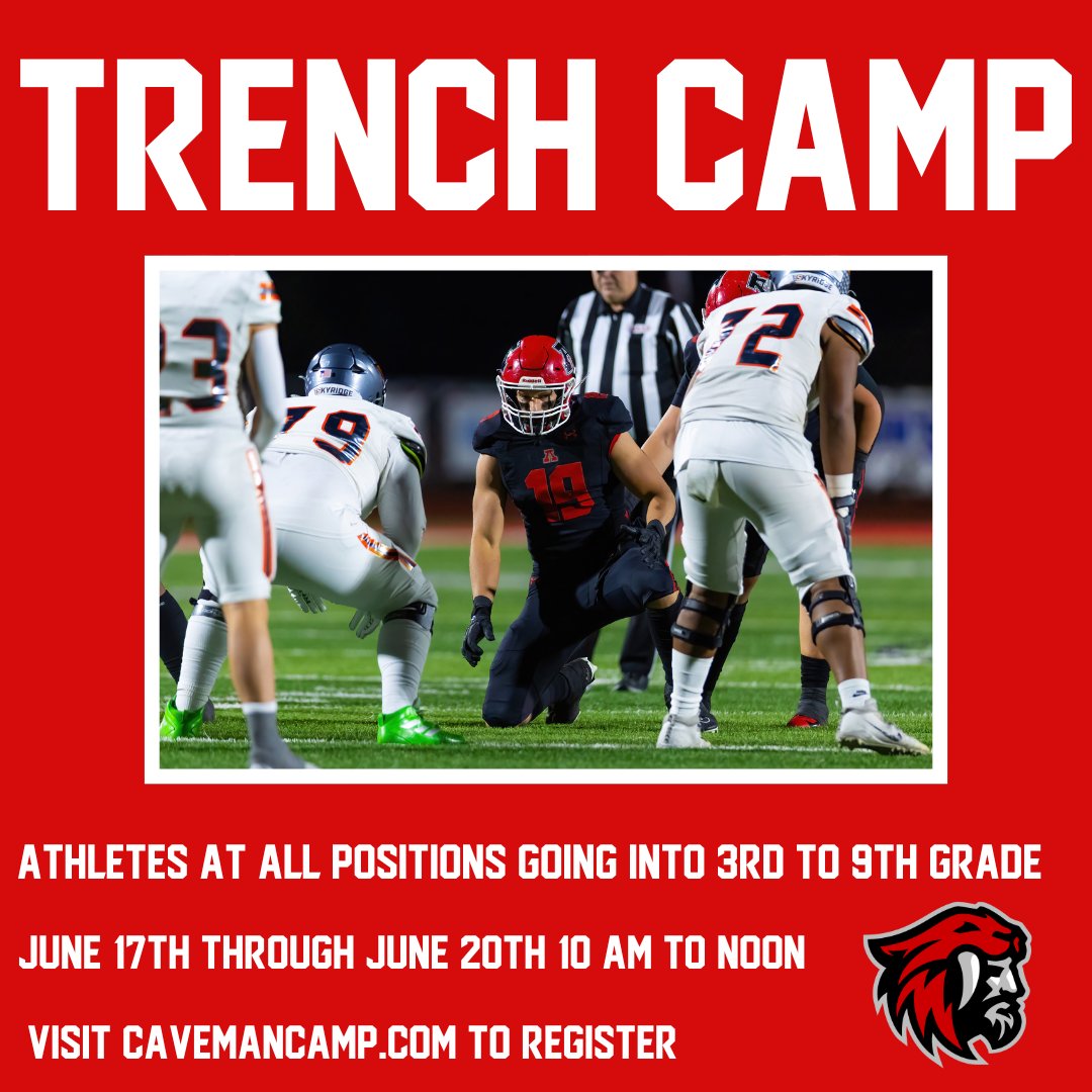 American Fork High School Caveman Football tweet media