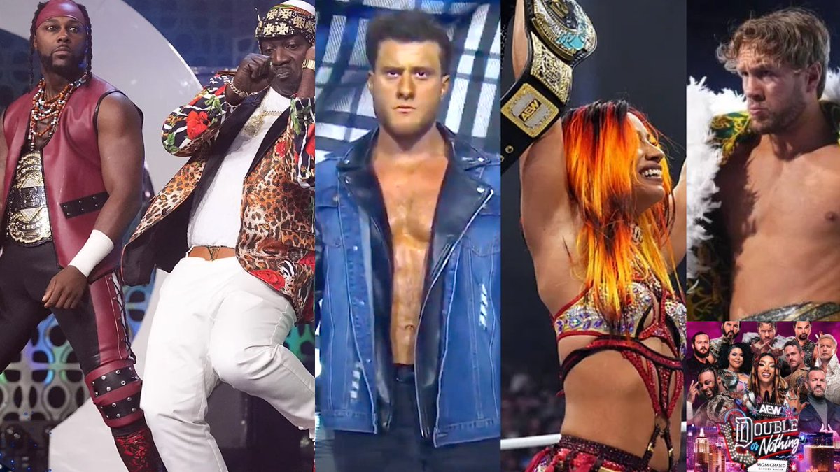 What ya think of #AEWDoN? AEW Double or Nothing 2024: MJF Returns, Mercedes Moné & Will Ospreay New Champs, ‘Anarchy in the Arena’ Wildest Match Yet - bit.ly/4bUW8IZ @AEW @The_MJF @MercedesVarnado @WillOspreay @youngbucks @DarbyAllin @boy_myth_legend @swerveconfident