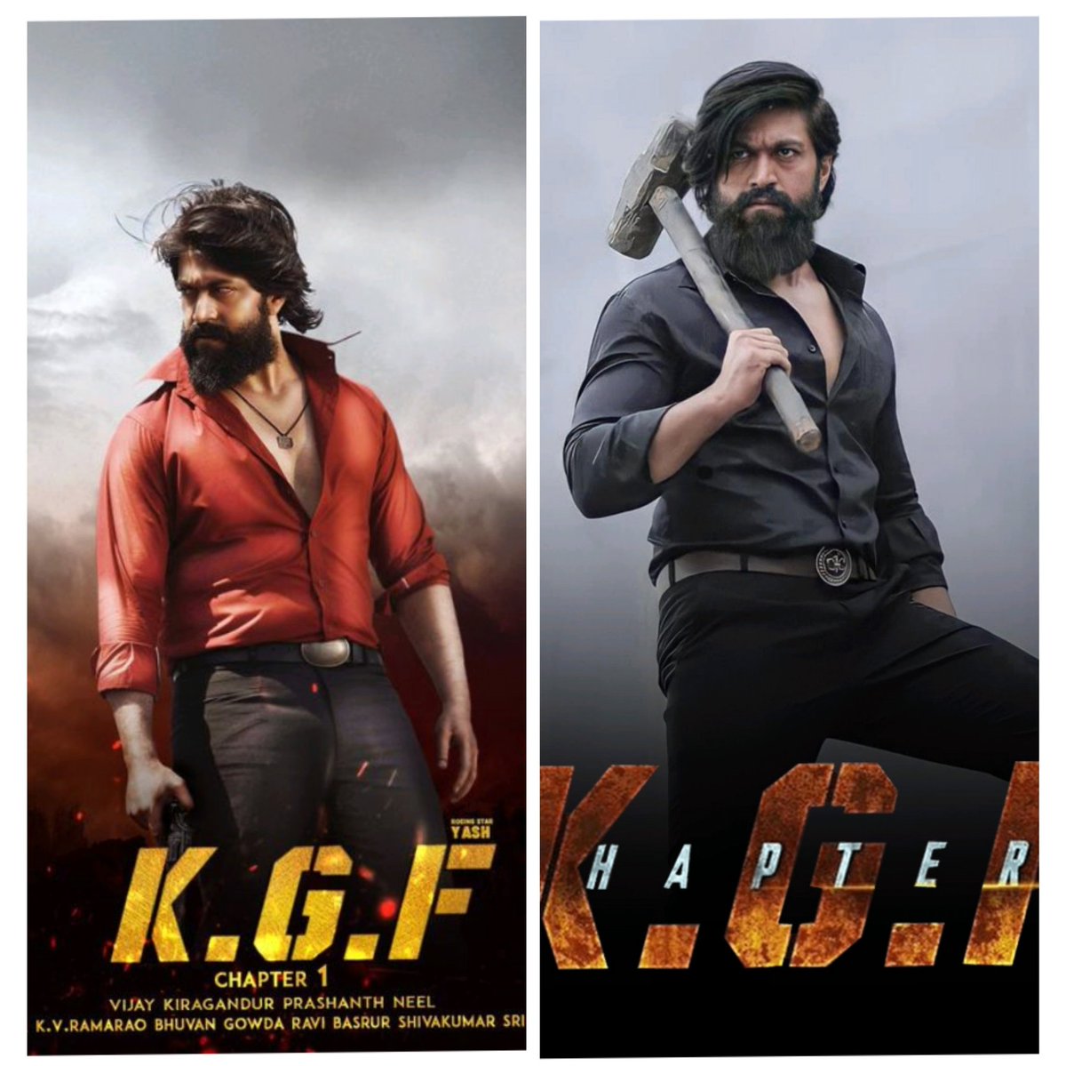 Raise to rule transfermation.
#Kgf :- just costumes change 
#Pushpa :- customs+look +mannerisms+attitude and many details in charector. 
Why I love #sukumar film making. 
#pusha Have nativity, related emotions, strong love, periodic details. Acting potential charector #alluarjun