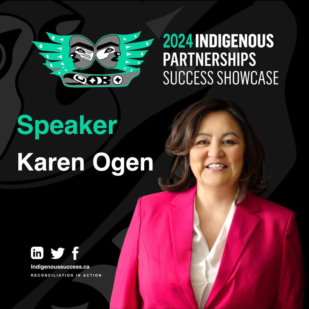 Karen Ogen, CEO of our First Nations LNG Alliance, will be a keynote speaker June 5 at the Indigenous Partnerships Success Showcase @IPSSEvent in Vancouver. • Info/tickets: indigenoussuccess.ca