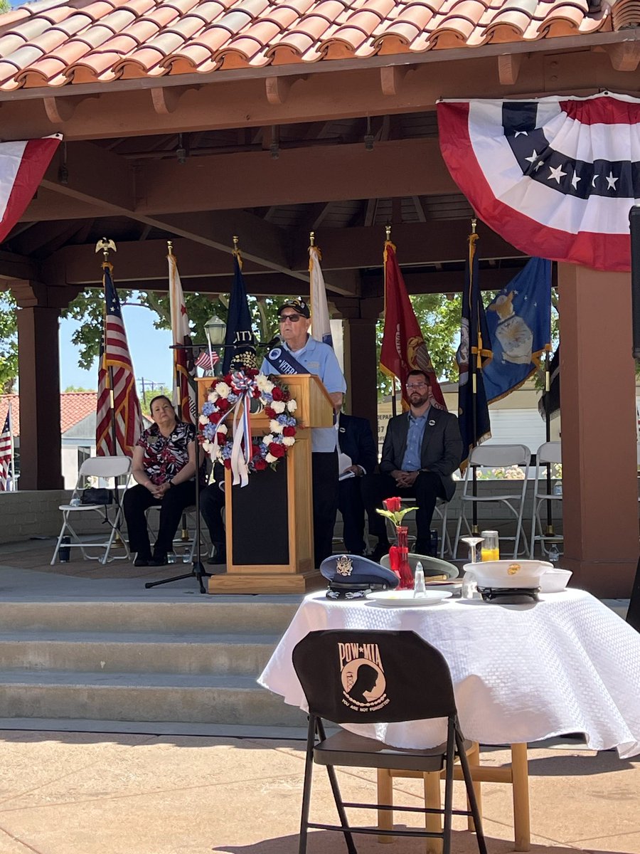 Thanks to the City of Palmdale for a great ceremony commemorating Memorial Day. 

So grateful for this community and our dedication to our veterans. #CA27  🇺🇸