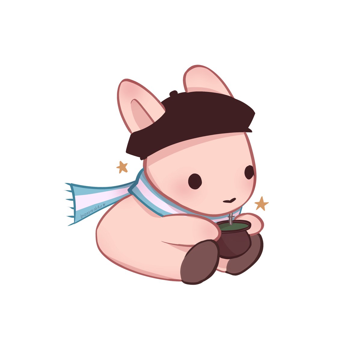 bizarrealdu's tweet photo. hola hice un tsuki gauchito https://t.co/fGTPMOO8qT