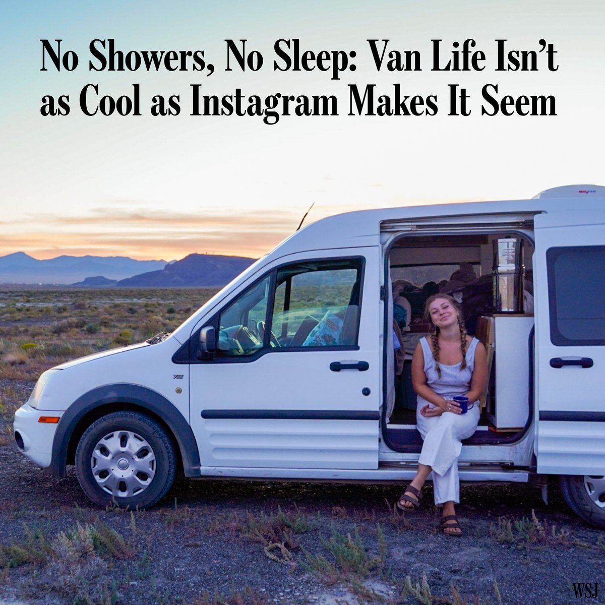 No showers, no sleep. #VanLife seems fun—until it isn’t. 🔗on.wsj.com/4bNi7Bo