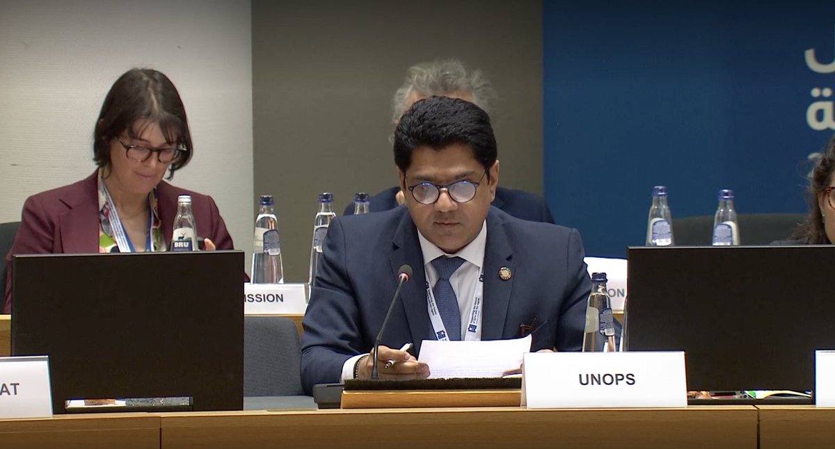 Represented UNOPS at #SyriaConf2024 today. <a href="/UNOPS/">UNOPS</a> is committed to supporting collective efforts of International community for better, resilient and dignified tomorrow for the people of Syria and host communities.