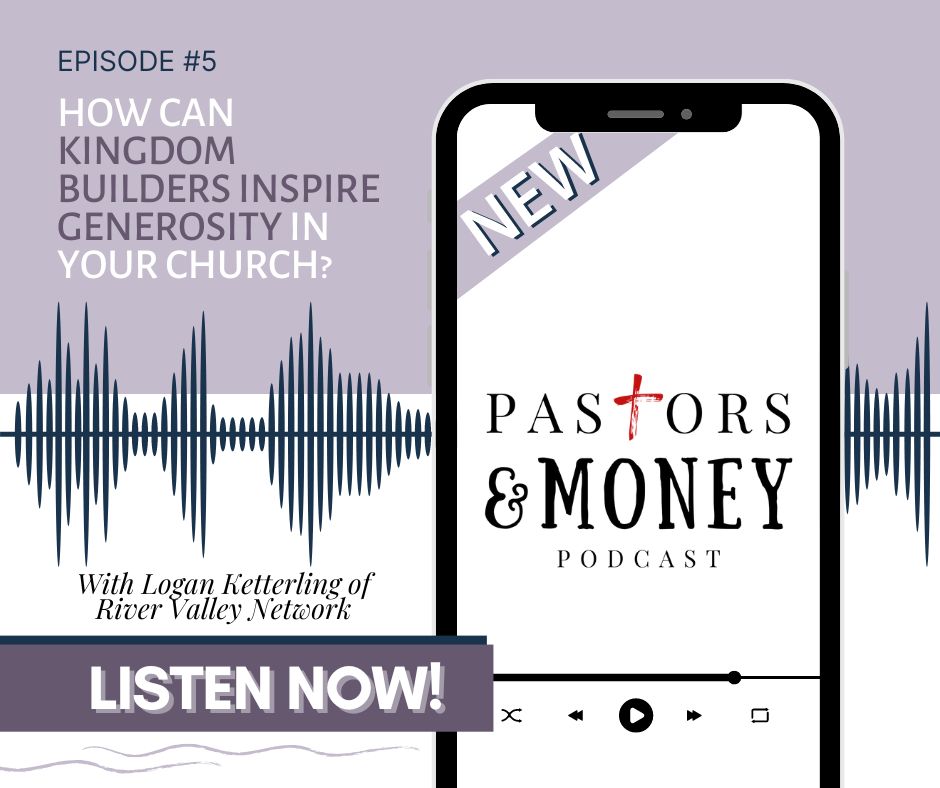🎙️ The newest episode of 'Pastors and Money' is live! Join us as we explore how Kingdom Builders can inspire generosity in your church. Listen now on your favorite podcast app! bit.ly/4bzKDH0

#KingdomBuilders #Generosity #outrageousgenerosity #missions