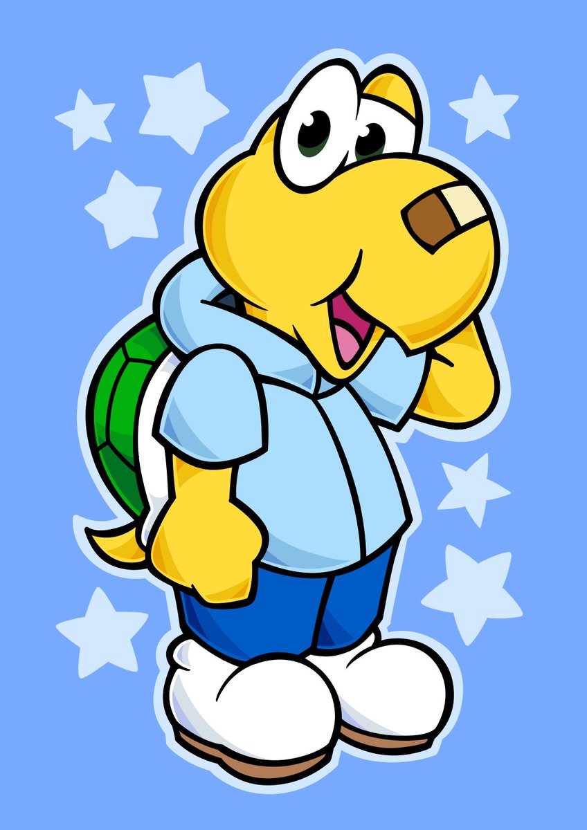 lamp5101's tweet image. love this lil man

#papermario #papermariottyd #koops