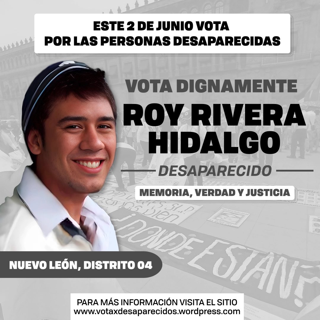 🗳️ Roy Rivera es hijo de Leticia Hidalgo, fundadora de @FUNDENL.