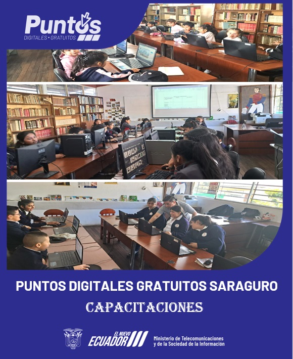 📷 PDG_SARAGURO| continuamos .                                                                            con las capacitaciones presenciales con el objetivo de fortalecer los conocimientos con los niños de 6to, Inicial I y II  de la “Unidad Educativa Saraguro”,  herramientas TIC