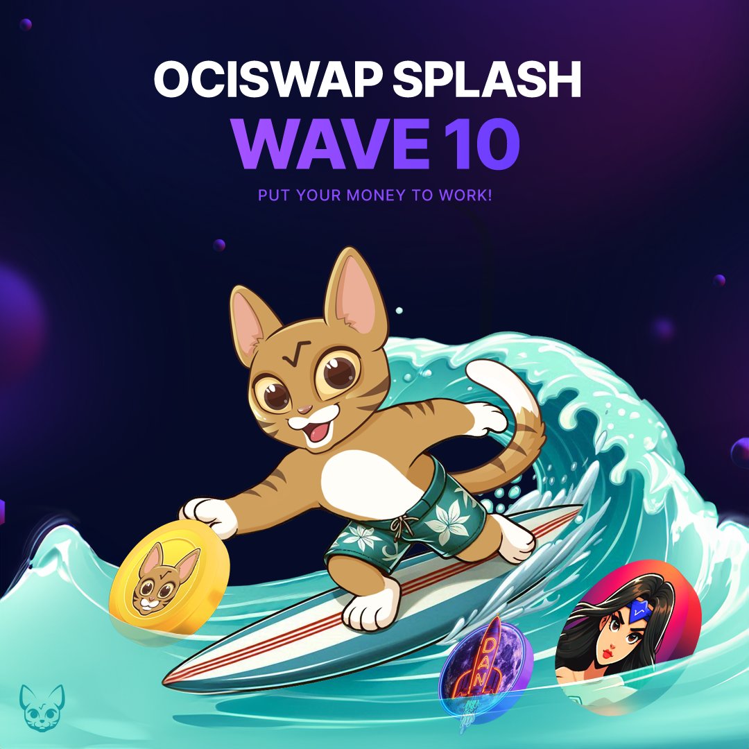 ociswap's tweet image. 🌊 Introducing WAVE 10 SPLASH pools! Earn OCI by providing liquidity to SPLASH! 🔥
​
Get a share of 100,000 OCI for providing liquidity on:
- $OCI
- $WOWO @wowoproject_xrd 
- $DAN @DANcoinXRD
​
Dive in at ociswap.com/splash! 🌟
​
Want to join our Community SPLASH program?…