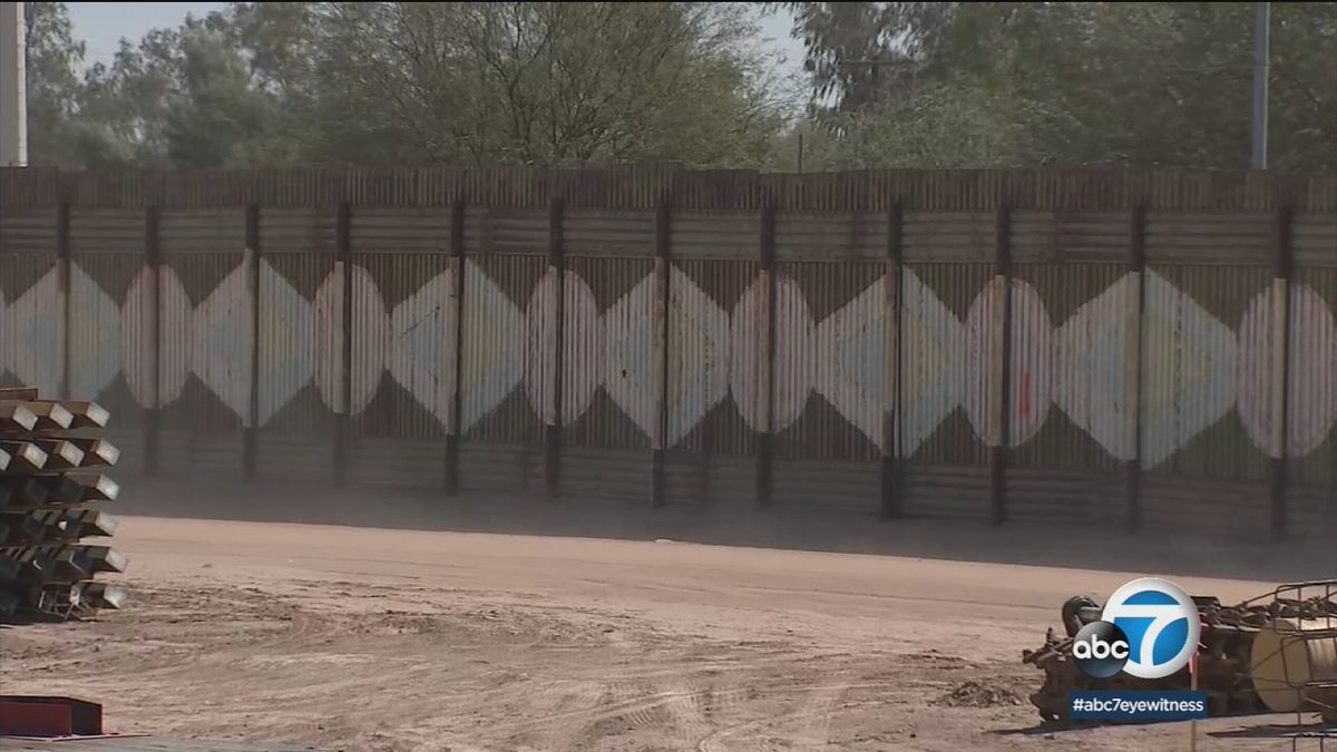 This section of the wall is now complete

Border wall going up in Calexico to replace aging structure
ABC7 - 114,901 views - Mar 15, 2018

VID youtu.be/v57--pe-qVY

#BuildTheWall #FinishTheWall
#QuikTake qt-wall-vid-230 by #borderObserver