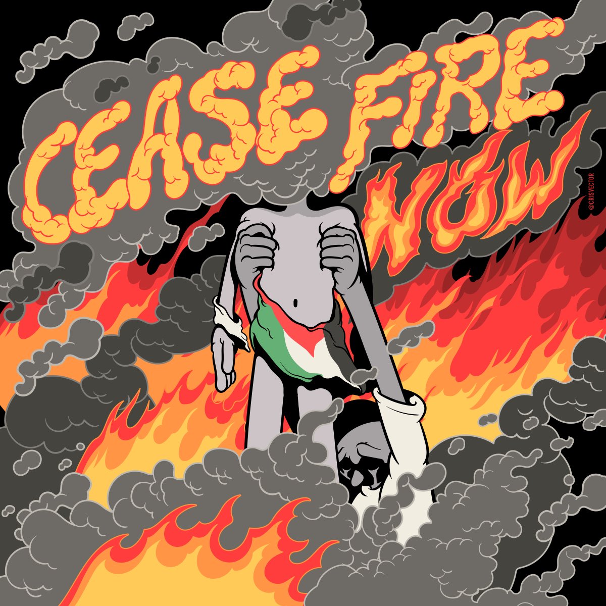 Stop Netanyahu. Cease Fire Now. Free Palestine 🇵🇸