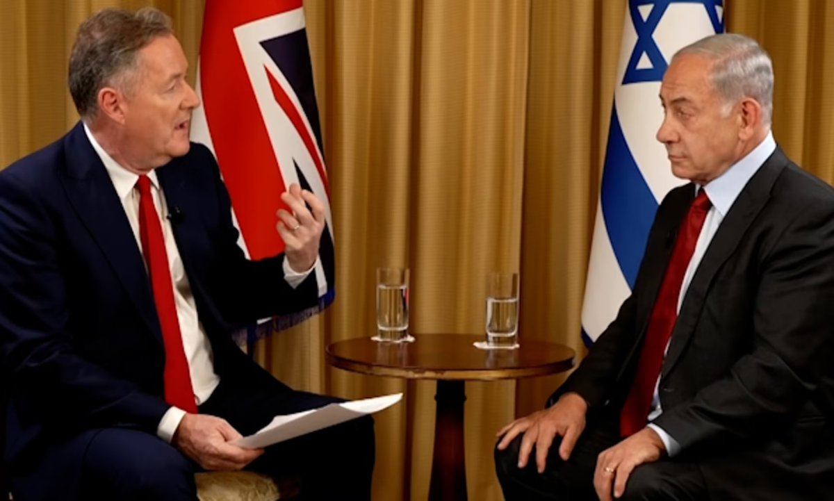 JUST IN: 🇵🇸🇮🇱 Popular journalist Piers Morgan calls on Netanyahu to stop the fighting in Rafah, Gaza.

"I've defended Israel's right to defend itself after Oct7, but slaughtering so many innocent people as they cower in a refugee camp is indefensible. Stop this now"