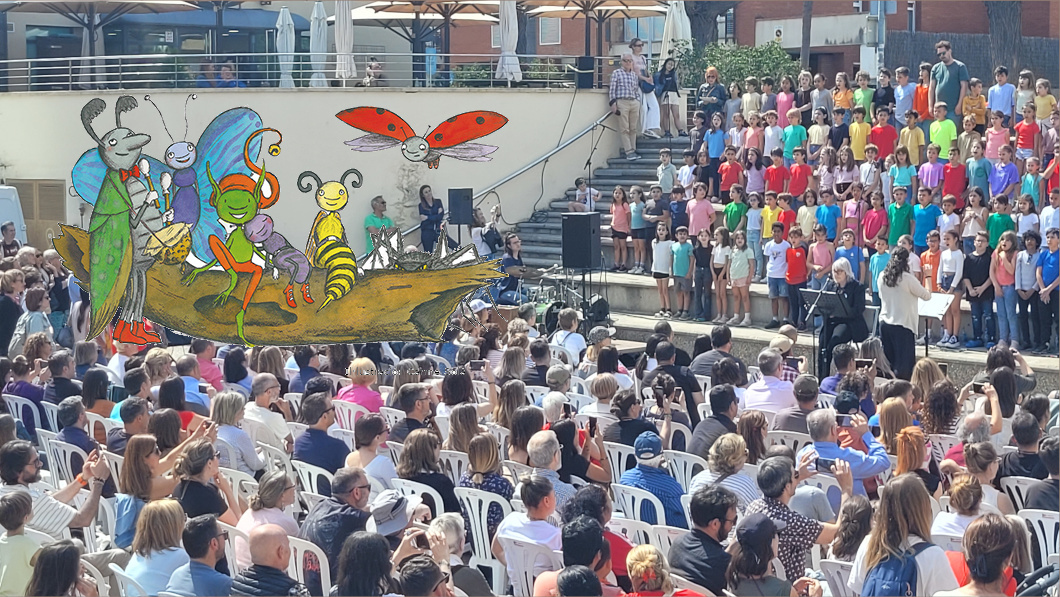 La cantata 'El follet valent' on han participat totes les escoles de #vilassardemar ha estat un exemple de projecte cohesionador revistamirades.cat/2024/05/27/el-… una experiència per als infants del poble. Ens ho expliquen ells mateixos i les mestres ho valoren. Gràcies @aulademusicaVdM