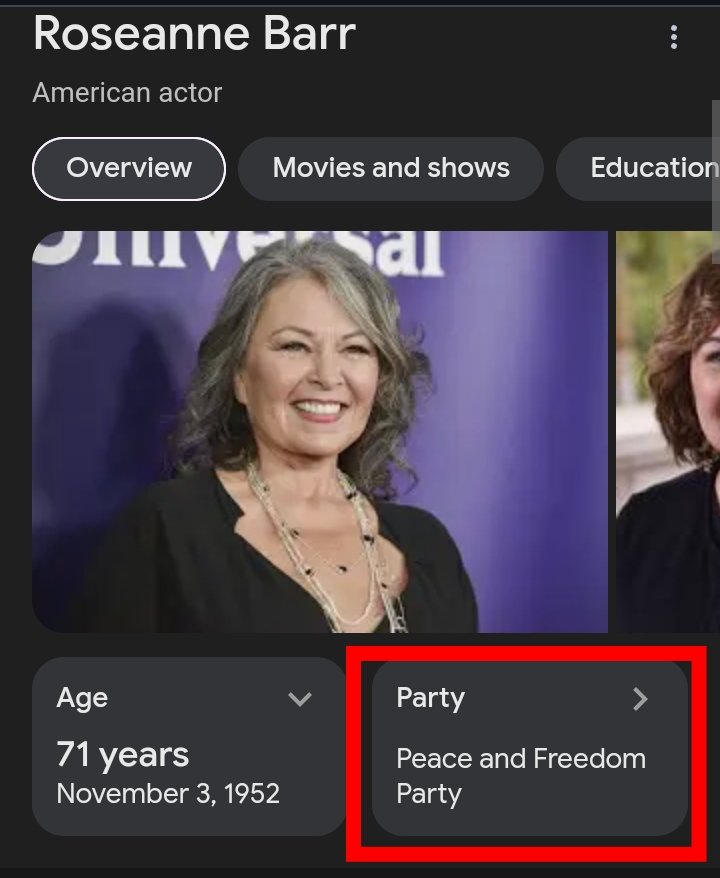 InsideLineBK's tweet image. Google is trolling @therealroseanne