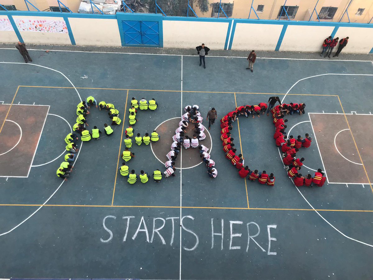 I took this photo in a school I taught at in Rafah years ago | Gaza