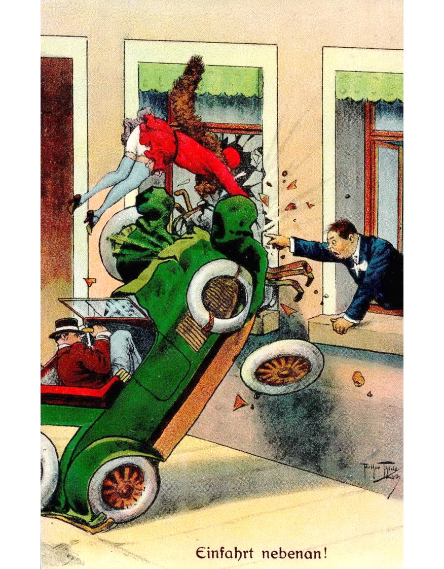 Etiquette says you should call ahead and not just visit friends abruptly. #gauche #Postcard #Postcards #OldPostcard