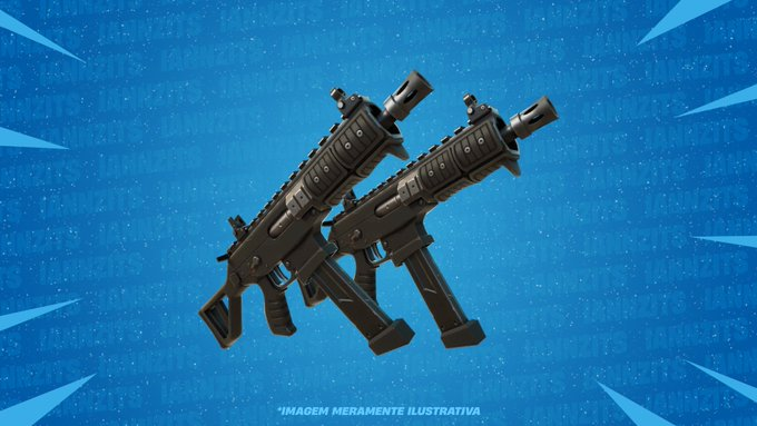 multversogeek's tweet photo. Epic está trabalhando no desenvolvimento de uma submetralhadora dupla (SMG dupla) para um momento posterior no C5T3 #Wrecked #SemFreio!
Detalhes são escassos por enquanto
- via @FNBRNewsJP https://t.co/TY3VB54pxU
