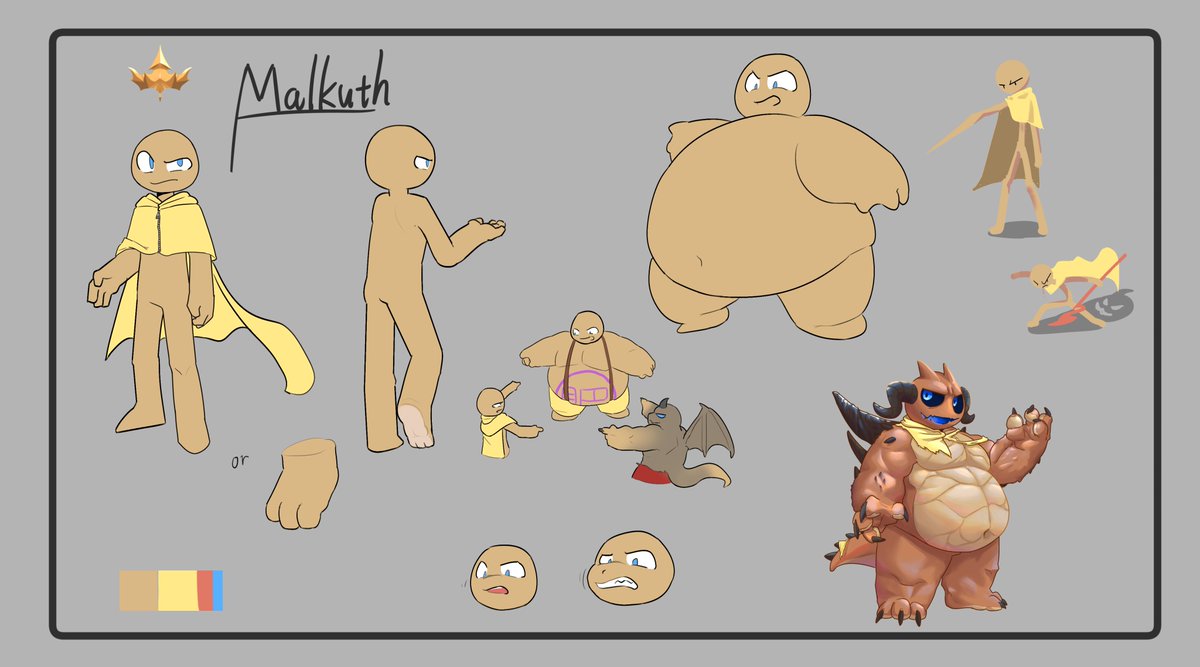 Kether_Ansuz's tweet image. Malkuth (Kether)
His essence is the crown floating above his head,Under normal circumstances, the crown is invisible. When the body transformed, the crown will be transferred and a new body will be born underneath. The memory will be retained or rolled back to a limited extent