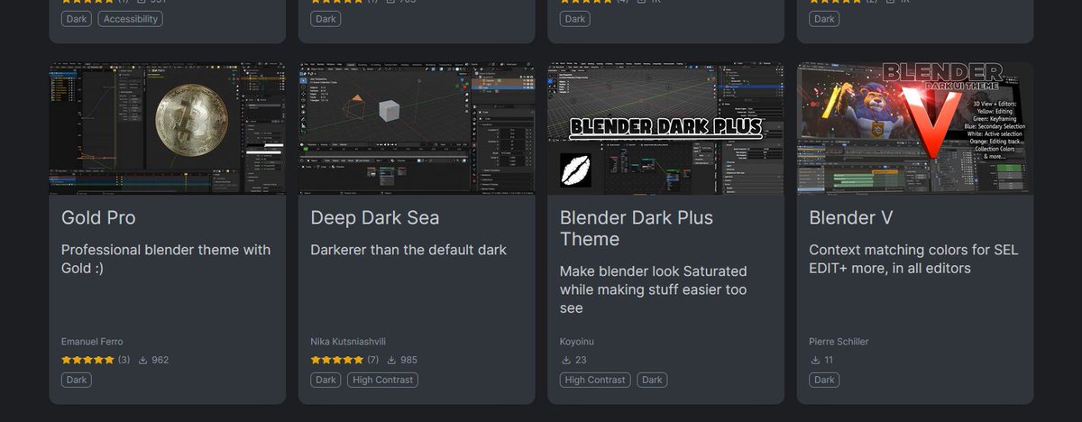 Check out my Blender V theme, for #b3d #Blender 4.1: extensions.blender.org/themes/blender…