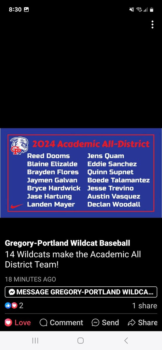 Am honored for these. Already looking forward to next season and summer ball! <a href="/GPWildcatBsbl/">Gregory-Portland Baseball</a> <a href="/stsliders/">South Texas Sliders</a> <a href="/coachmsmith9/">Marty Smith</a>