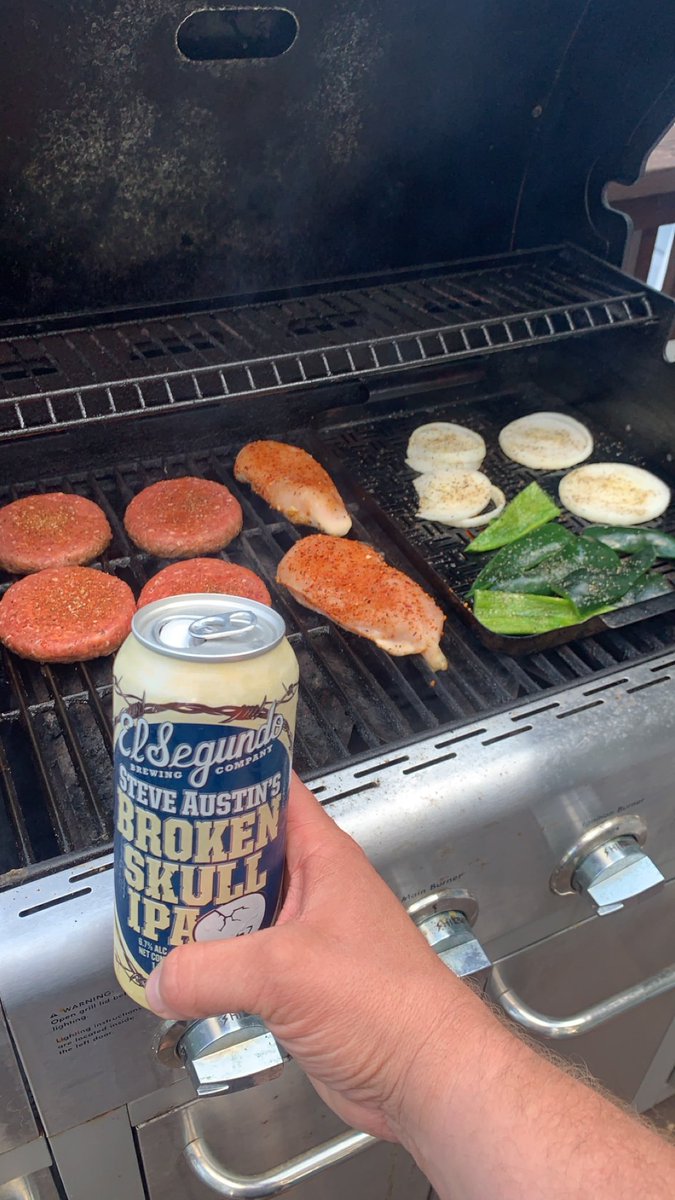 KSR_ATC's tweet photo. I don’t just the deck for #deckcoffee I’ll use it for grilling and #deckbeer featuring the this delicious beverage right here @steveaustinBSR #ATtwitter https://t.co/CnLiUqaEQV