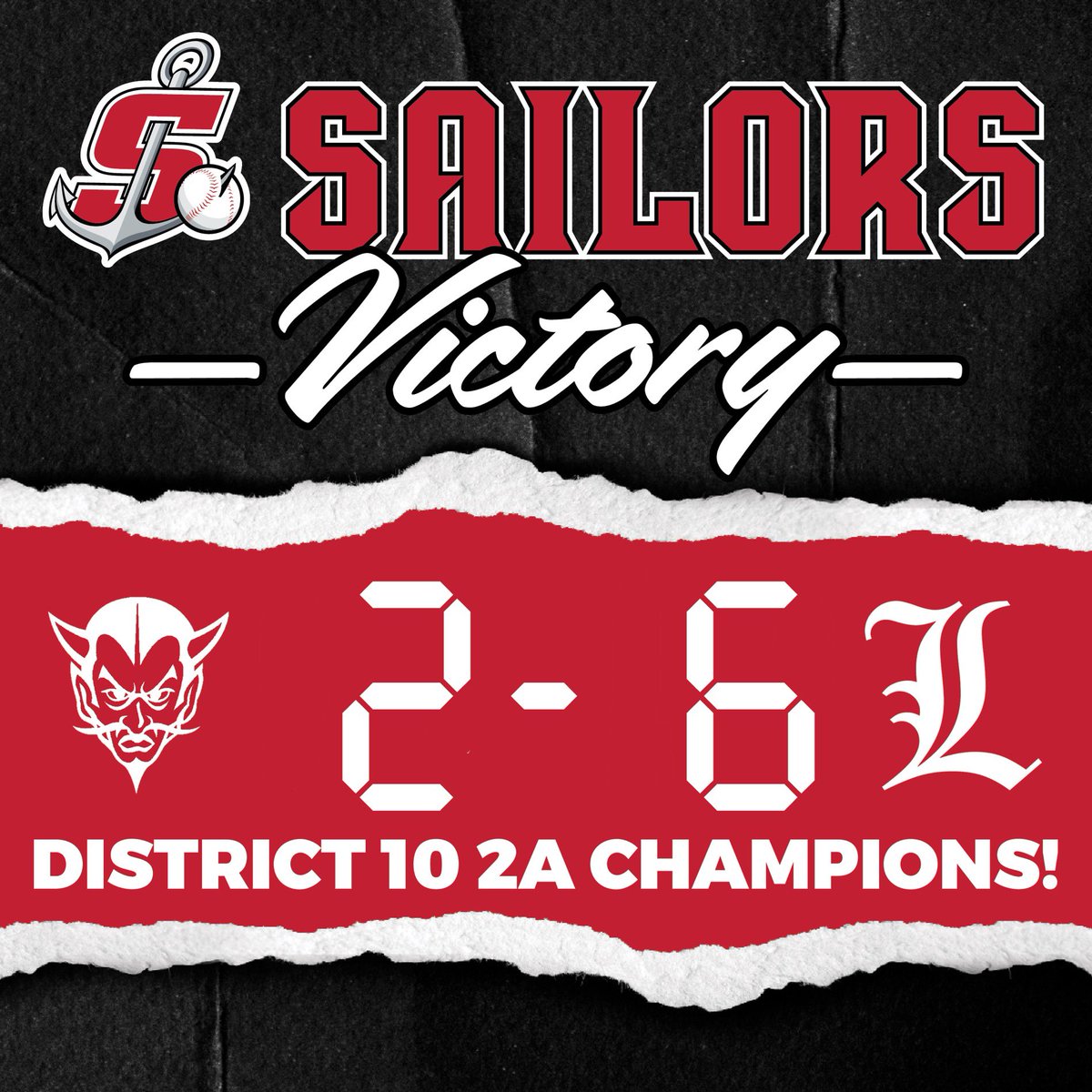 LakeviewBSBL's tweet image. I have no words. Sailors are champions!