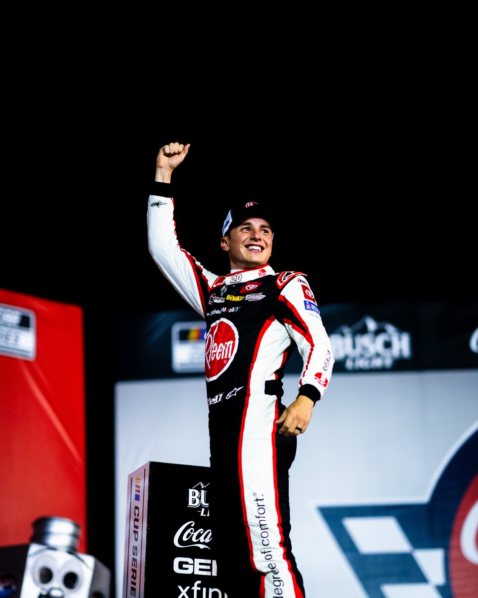 He adds his name to a special list! @CBellRacing is the sixth driver to win the #CocaCola600 for @JoeGibbsRacing, joining Denny Hamlin, Martin Truex Jr., Kyle Busch, Carl Edwards and Bobby Labonte.