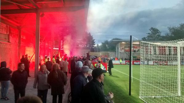 Awaydays23's tweet image. ON THIS DAY 2015: FC United v Benfica #FCUM