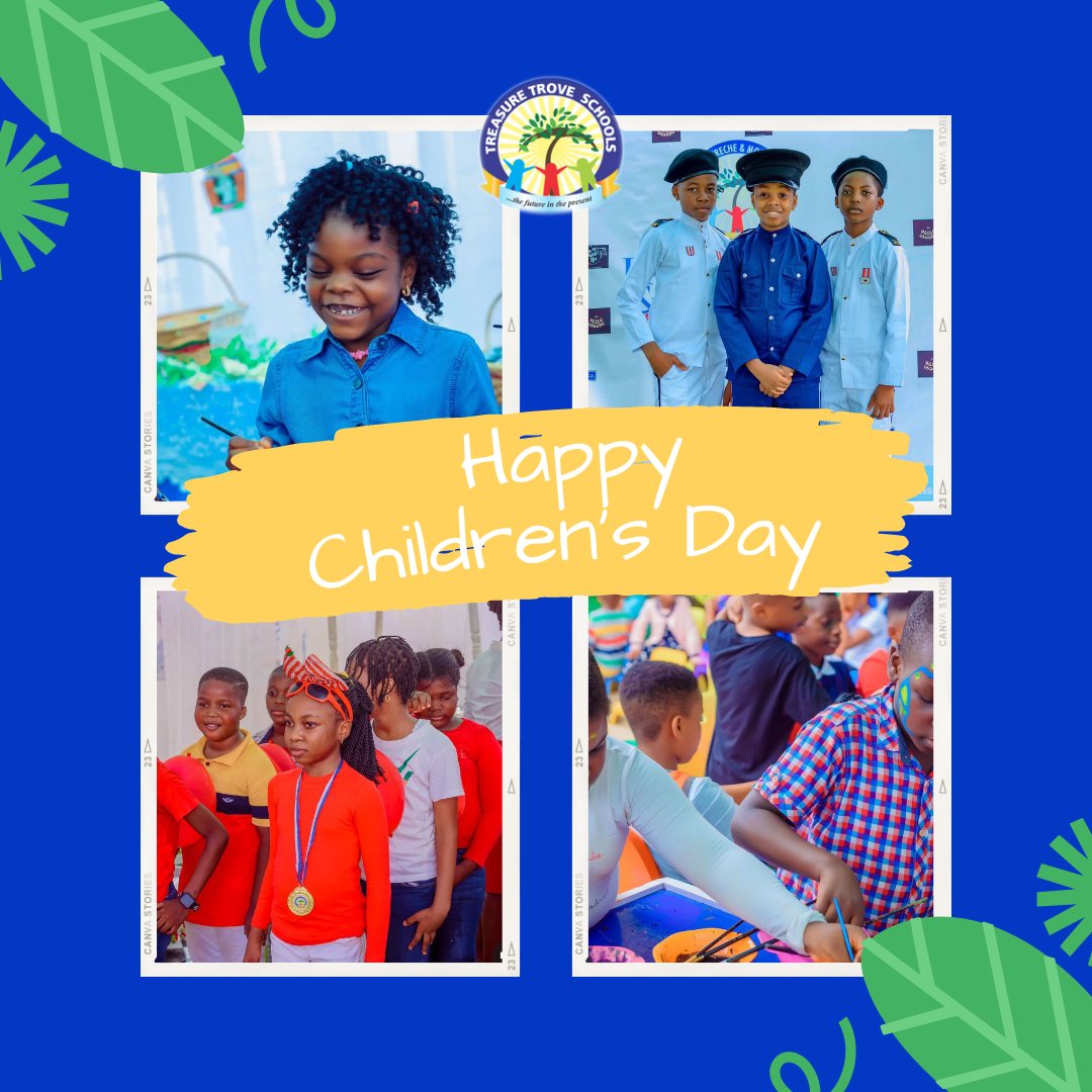 Happy Children's day to all the Superheroes out there! May your day be as bright and colourful as your smiles. 

#Happychildrensday
#TreasureTroveSchools #Secondaryschool #Treasuretrovemontessorischool #SchoolsinOsun #Schoolinosogbo #osogbo #Osunstate #Crecheinosogbo