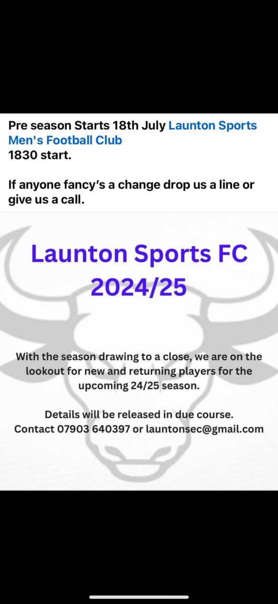 Launton Sports FC tweet media