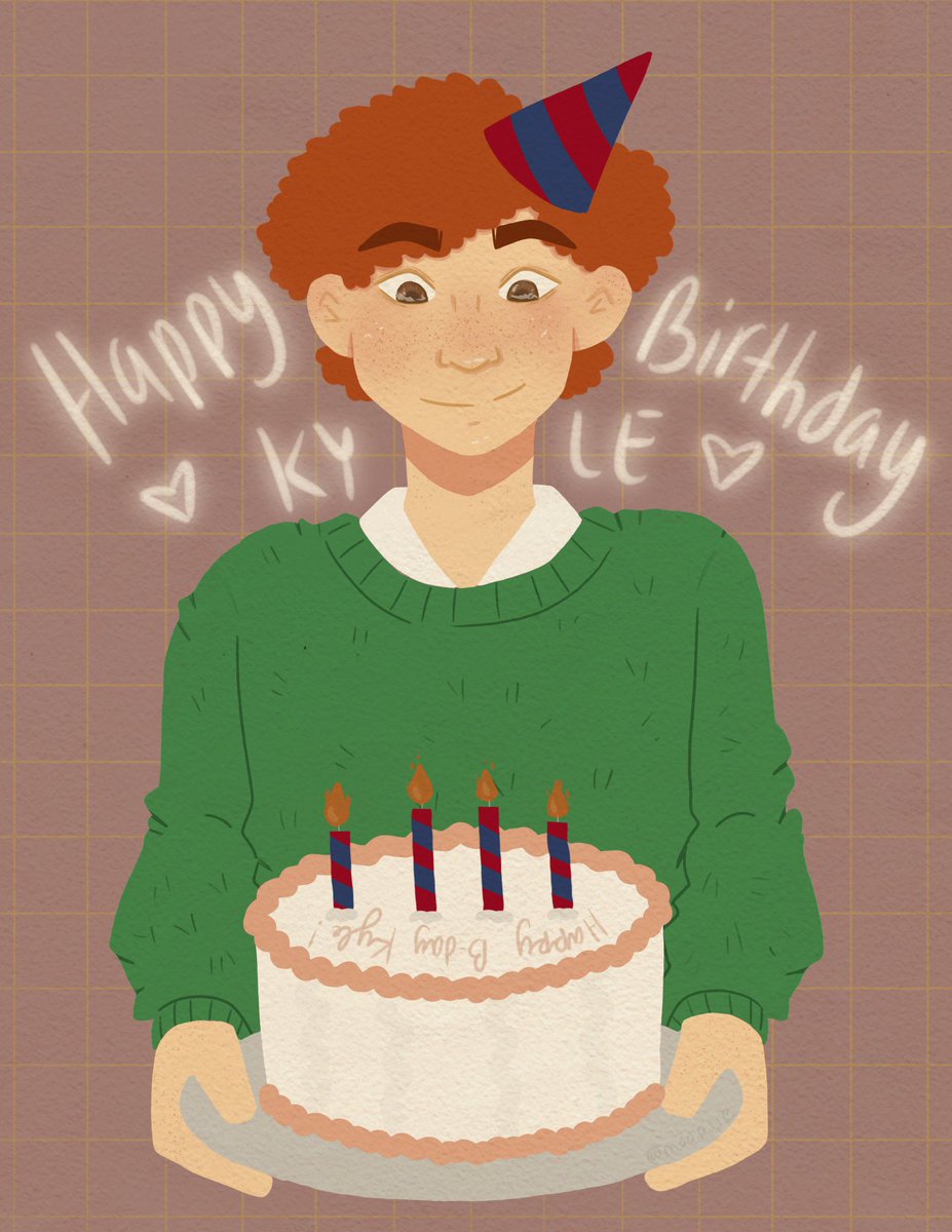 mooplie's tweet image. happy birthday my son ‼️🫶🎉🎉🎉

#kylebroflovski #sptwt #spart #spkyle #spfanart