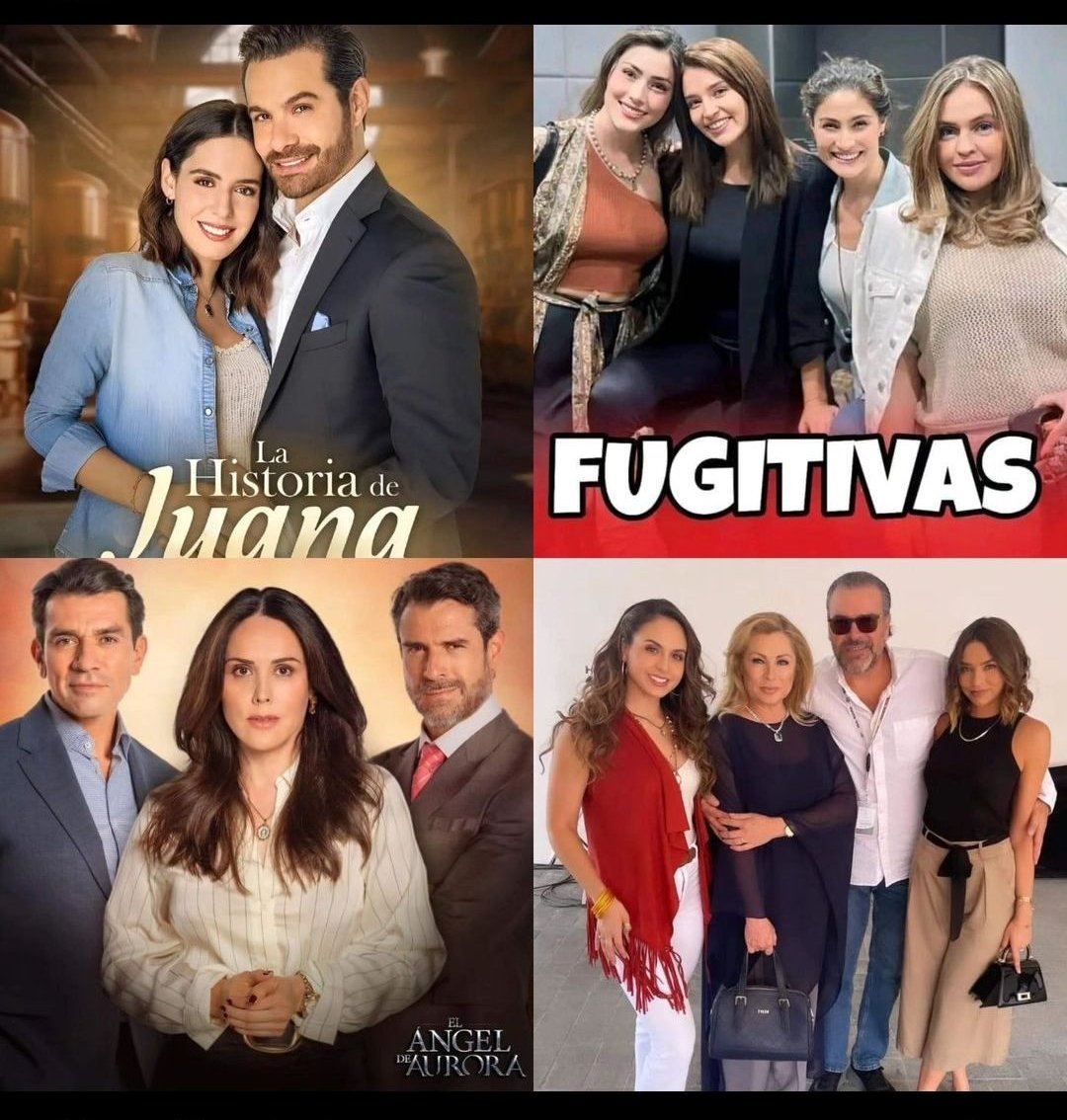 #ElNovelero
No te pierdas las nuevas 4 #Novelas que llegan a @Canal_Estrellas
#LaHistoriaDeJuana
#FugitibasEnBuscaDeLaLibertad
#ElAngelDeAurora
#MiAmorSinTiempo